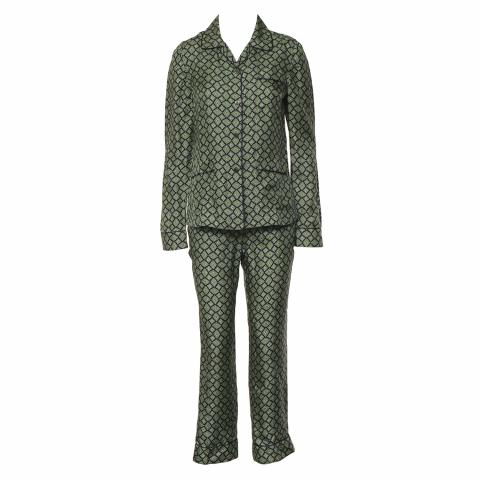 Sell Prada Pajamas Set Navy Blue Green Multicolor HuntStreet